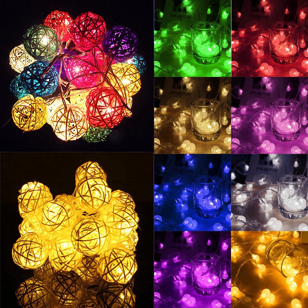 Dây đèn led 20 bóng trang trí tiệc giáng sinh