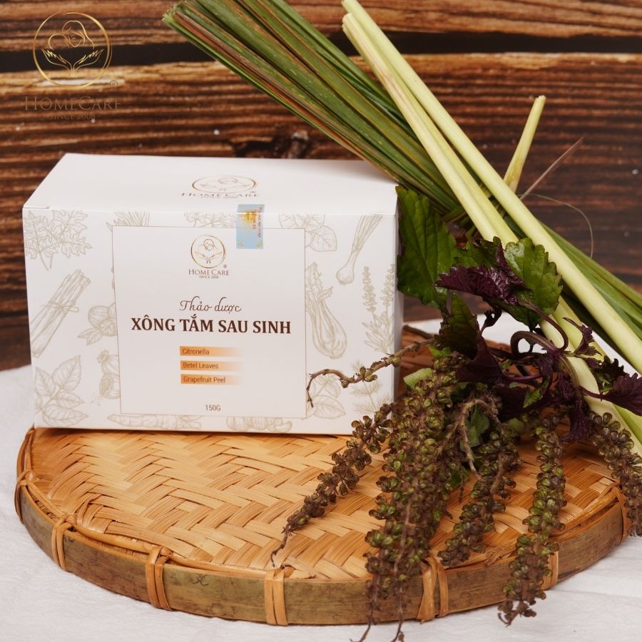 Thảo mộc xông tắm sau sinh Home Care giúp thư giãn, thải độc tố cho mẹ sau sinh từ 100% thảo dược tự nhiên