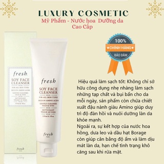 Sữa rửa mặt fresh soy face cleanser 50ml / 150ml