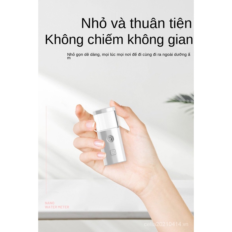 [Hàng mới về] Máy Phun Sương Tạo Độ Ẩm Mini Cầm Tay Tiện Dụng