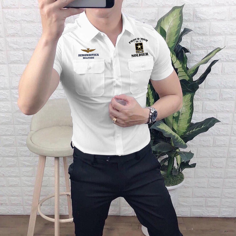 (VIDEO THẬT) BST áo sơ mi nam tay ngắn kaki cầu vai cơ trưởng cao cấp | Áo sơ mi cơ trưởng đẹp | form chuẩn | BigBuy360 - bigbuy360.vn