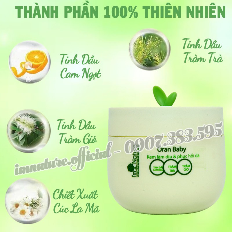 Kem Chống Muỗi Đốt Cho Bé - Làm Dịu Vết Đốt Sưng Ngứa Oran Baby 50gr