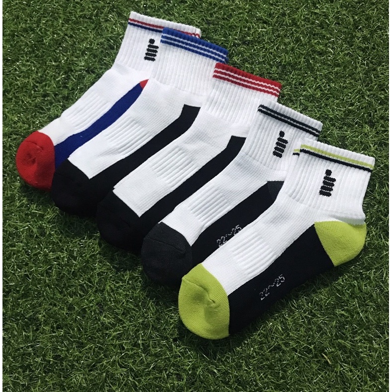 [ HÀNG XUẤT XỊN] Tất vớ chạy bộ tennis GOSEN cổ trung lửng thể thao nam nữ, hàng dệt kim xuất khẩu Nhật Sport Socks