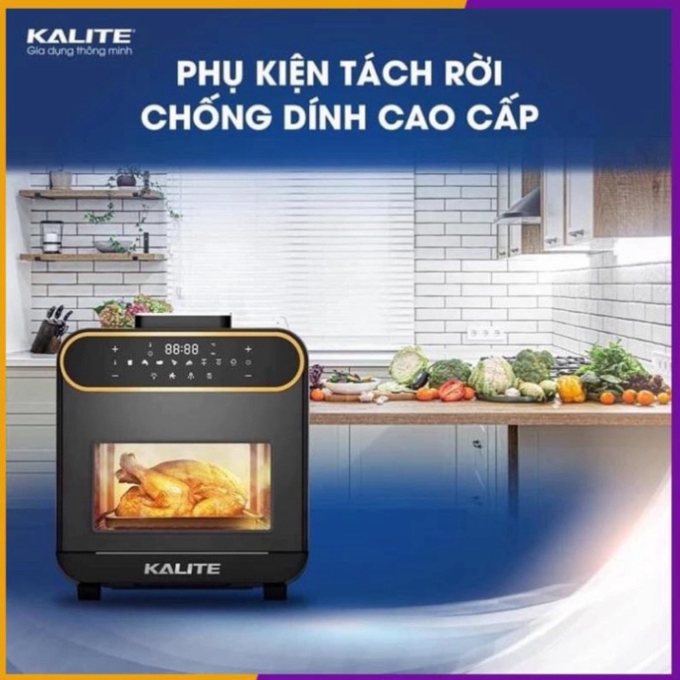 Nồi Chiên Không Dầu Kalite Steam Pro - Bản Mới Nhất 2021 - 15L - Bảo Hành Chính Hãng 2 Năm