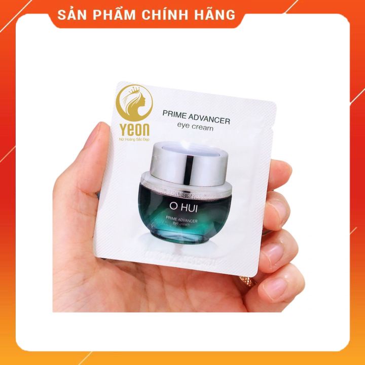 Combo 10 Gói Kem Mắt Chống Nhăn Căng Bóng Ohui Prime 1ml