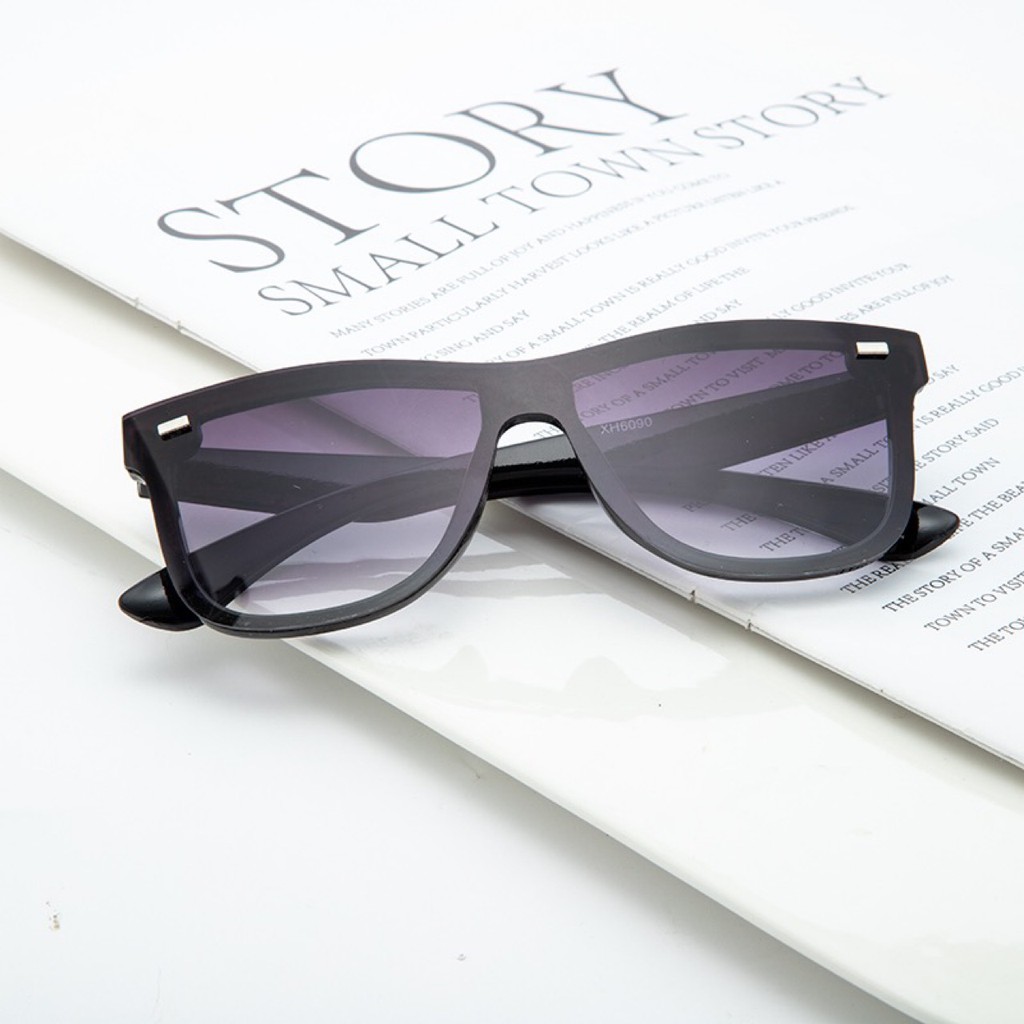 Kính Mát Gọng Vuông Chống Tia Uv400 Phong Cách Retro Cho Nam Và Nữ