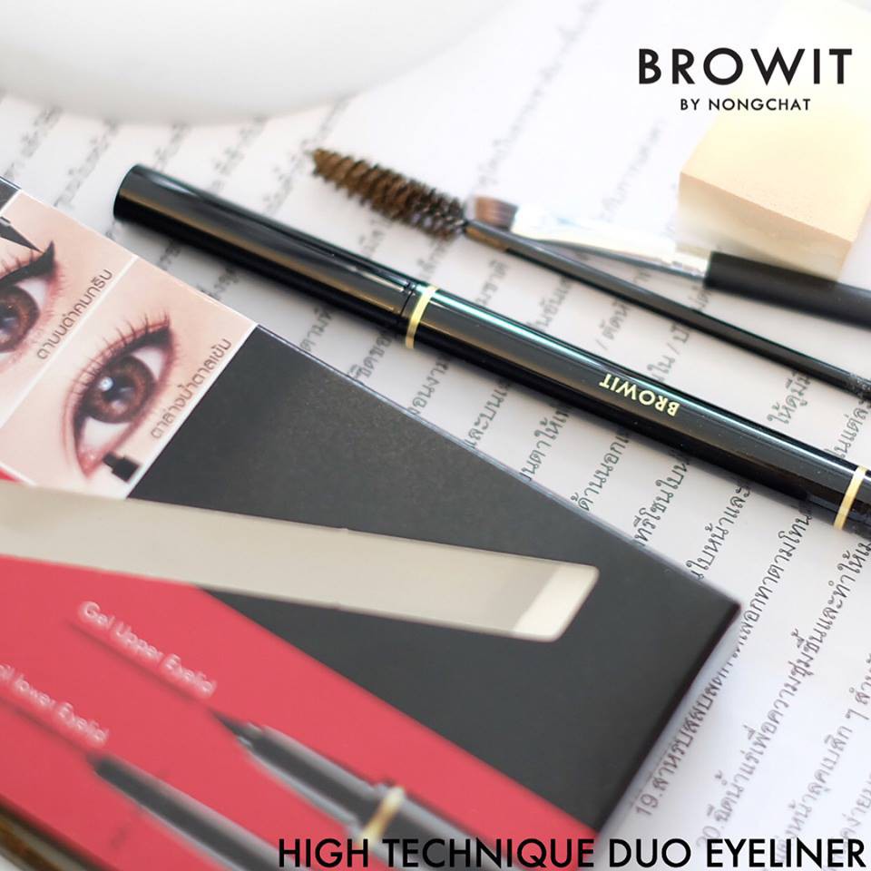 Bút Kẻ Mắt Browit HighTechnique Duo Eyeliner 0,45ml +0,08g