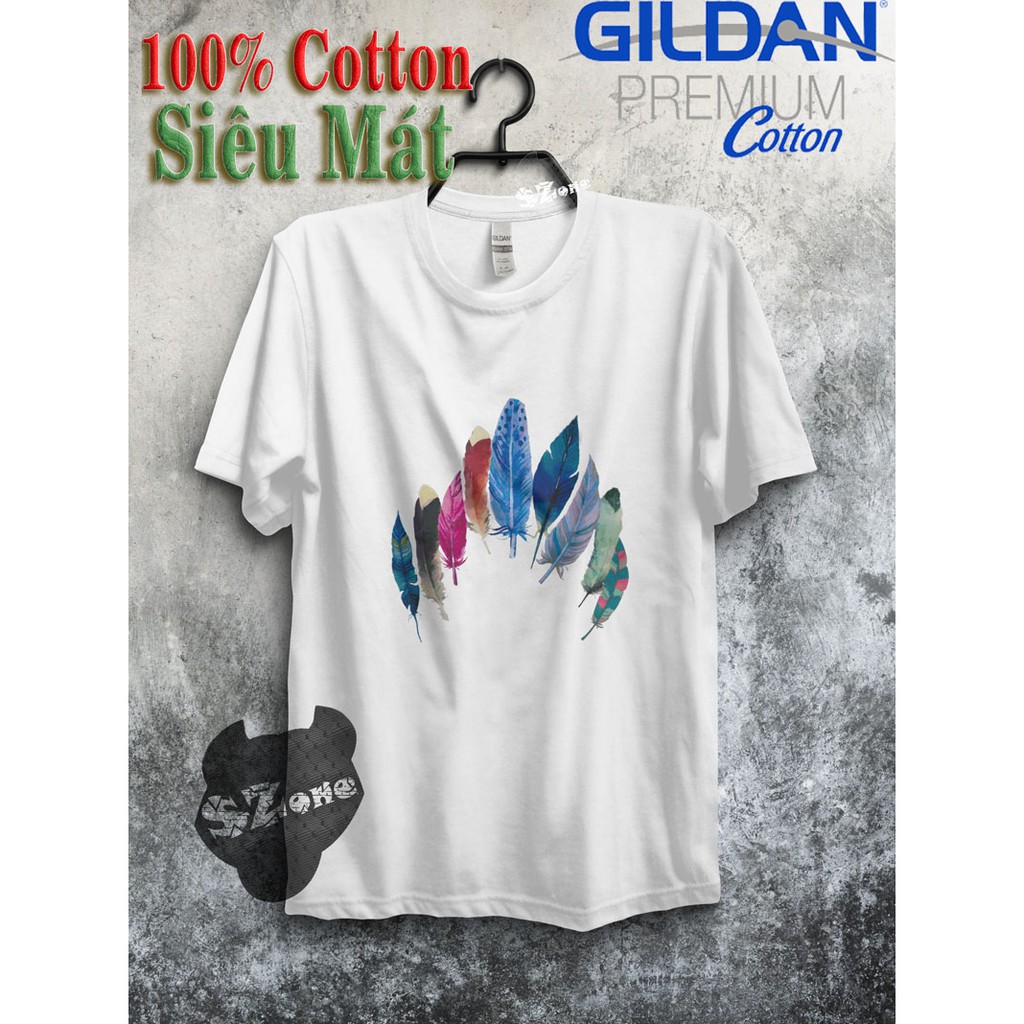 Áo Phông Nữ Cotton 100% In Hình 3D Cao Cấp Phong Cách - Áo Thun Gildan Nam Nữ Unisex Ngắn Tay Chất Mát Mùa Hè Szone PF45