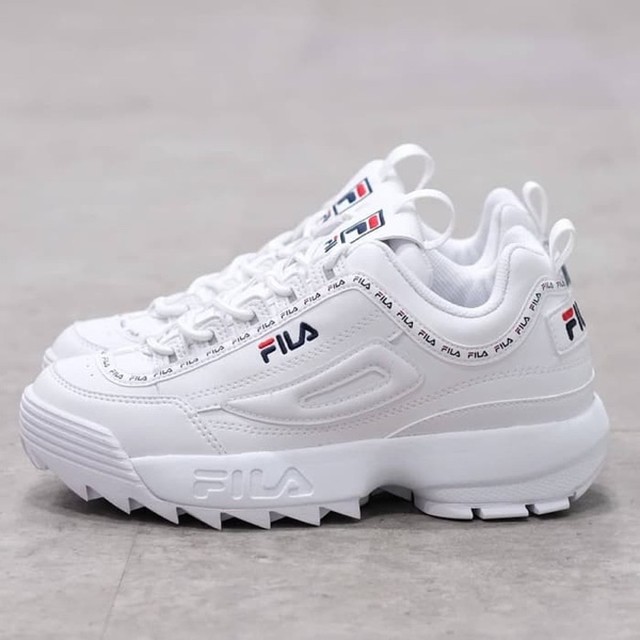 Giày FILA Chính Hãng 🔴FREESHIP🔴 Giày Fila Disruptor II Tapey Tape - Fila Cá Mập Chuẩn Auth Hàn Quốc Tôn Dáng