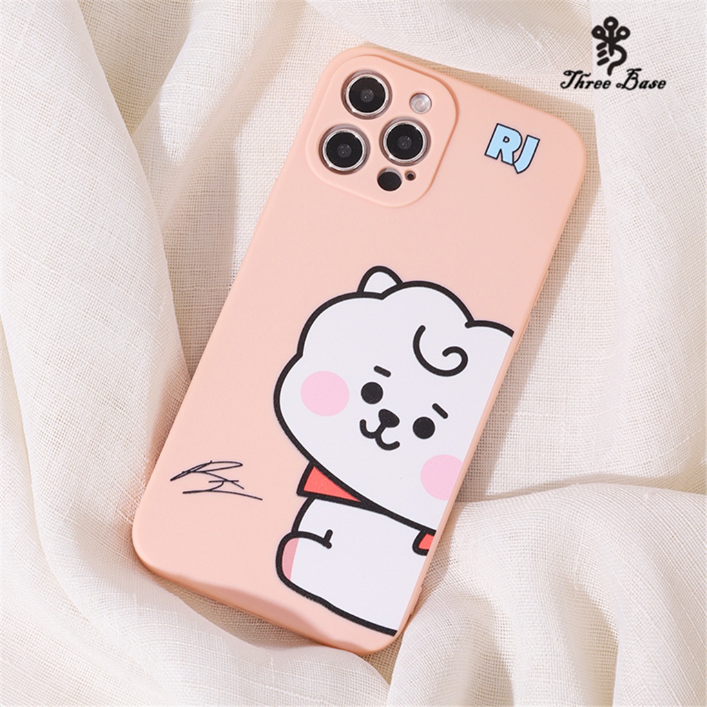 Ốp điện thoại in hoạt hình pink yellow đầy màu sắc tata koya rj cho iphone8 7plus 8plus x xs xr xsmax 11pro max 11 12