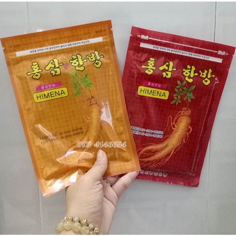 🍀 dán sâm KOREA POWER GINSENG Hàn Quốc