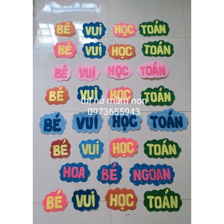 Tên góc - trang trí mầm non