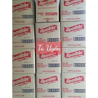 Thùng 45 túi (30v) kẹo xoài non muối ớt Alpenliebe.❤️❤️