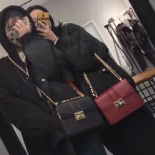 Túi chữ C size 22 dây xích đeo chéo