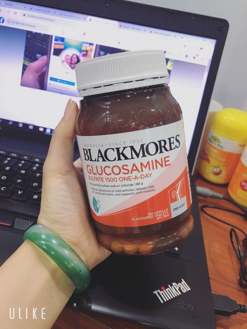 Blackmores glucosamin 1500mg one-a-day (180 viên mẫu mới)