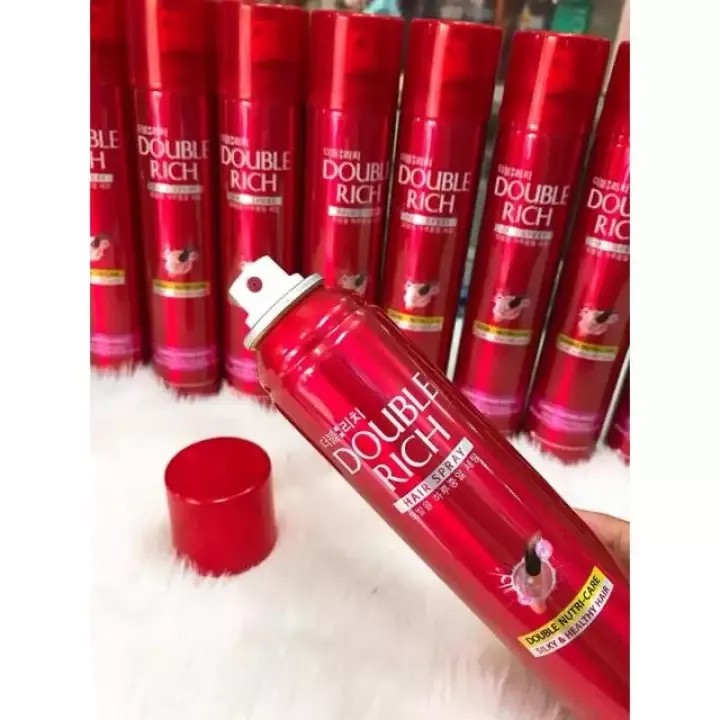 Keo Xịt Giữ Nếp Tóc 170ml Double Rich Hair Spray,Chính Hãng.