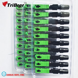 30 Đầu Fast connect SC/APC xanh lục [ CÓ BẢO HÀNH VỀ CHẤT LƯỢNG ]