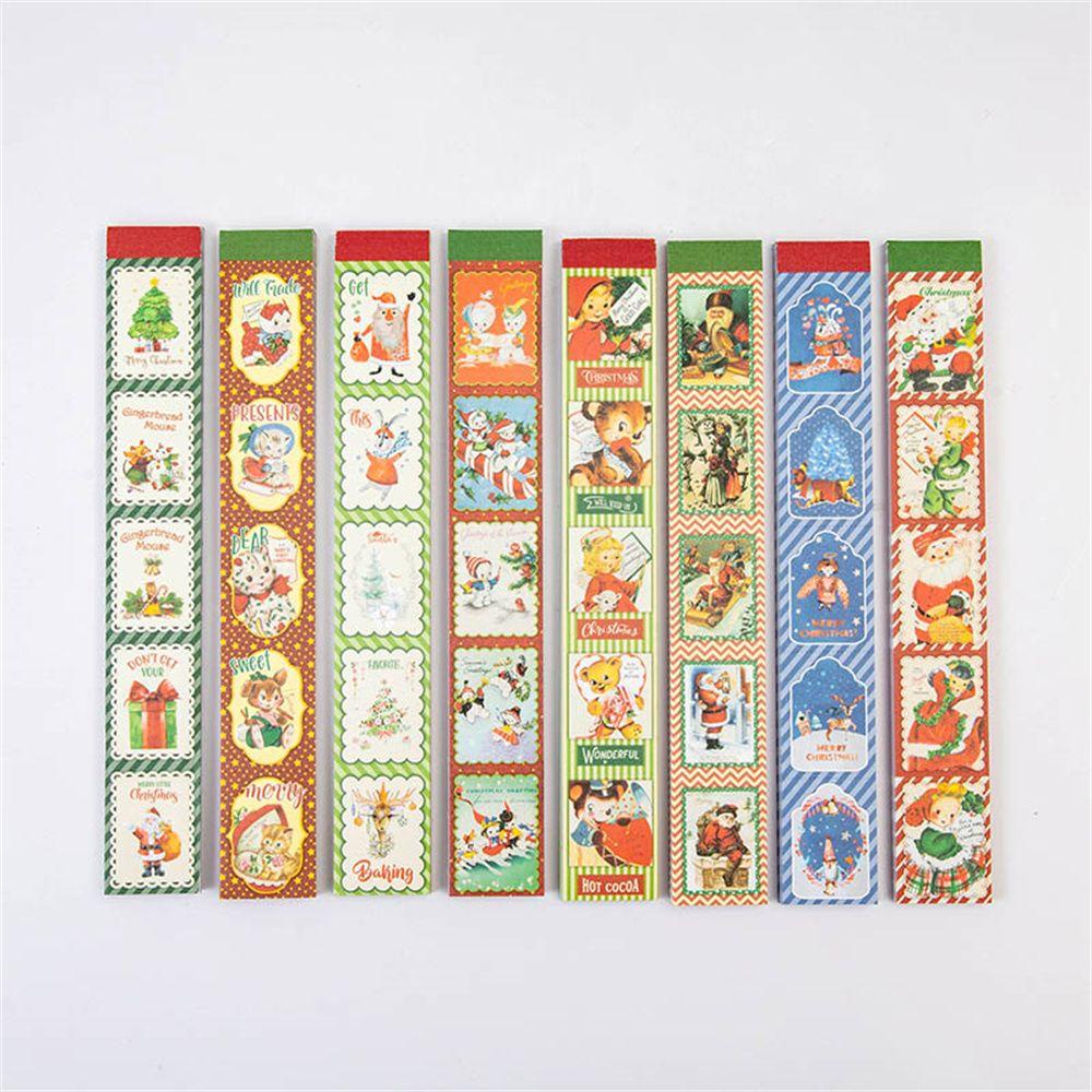 Set 30 Tờ Nhãn Dán Trang Trí Album / Lập Kế Hoạch / Người Tuyết Giáng Sinh