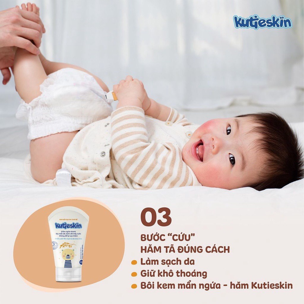 Kem Kutieskin [ Tuýp 5G] Bôi Dịu Da, Mẩn Ngứa Giành Cho Da Bé Bị Muỗi Đốt Côn Trùng Cắn_ Chính hãng