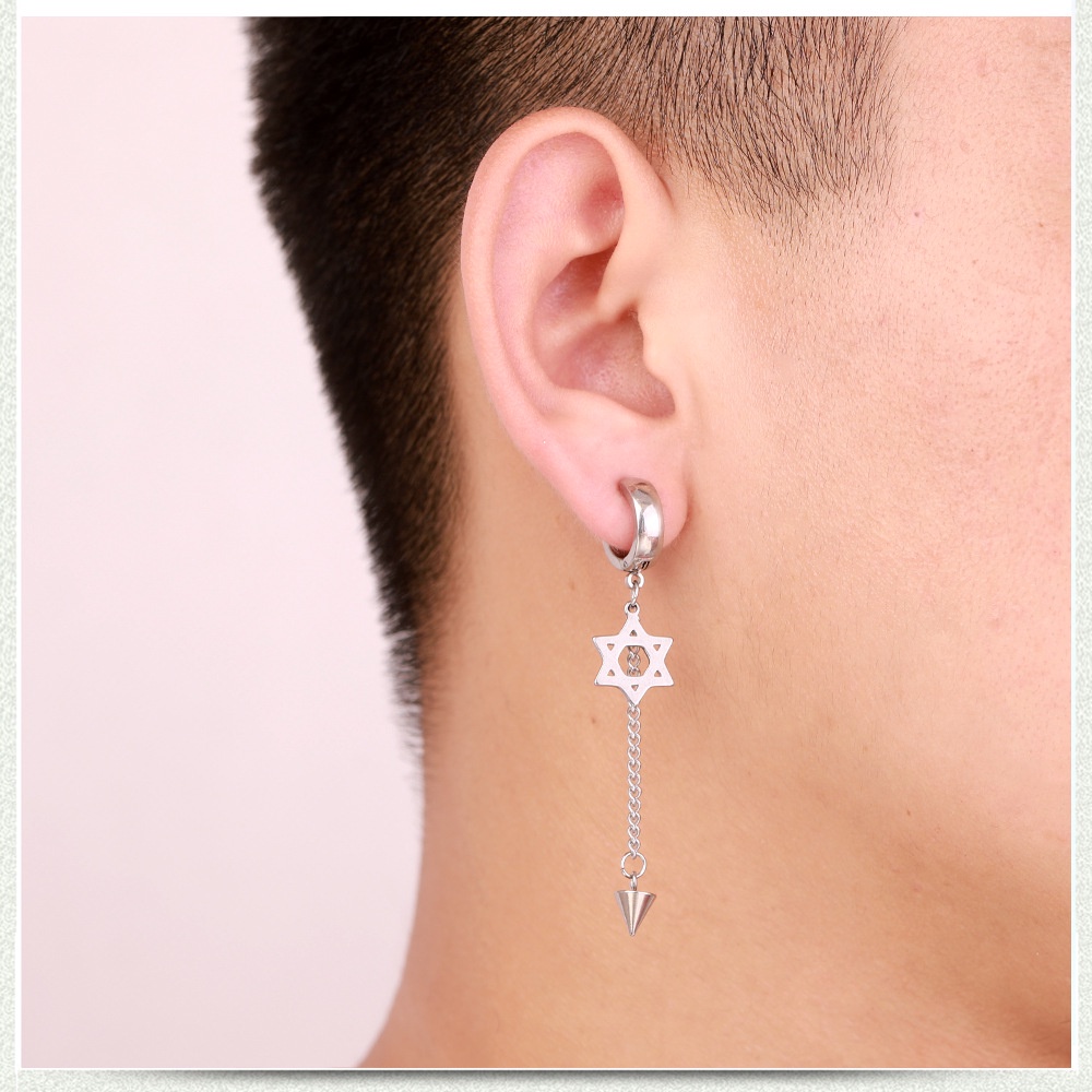 ( 1 chiếc ) Khuyên dày nhiều mẫu không rỉ