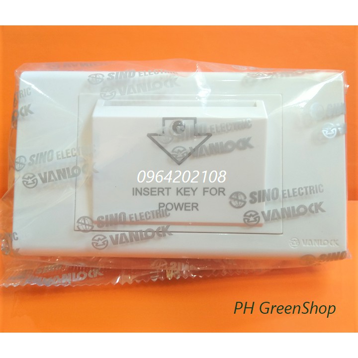Công tắc thẻ từ ngắt điện Vanlock S18/501, chìa khóa ngắt điện khách sạn, nhà nghỉ