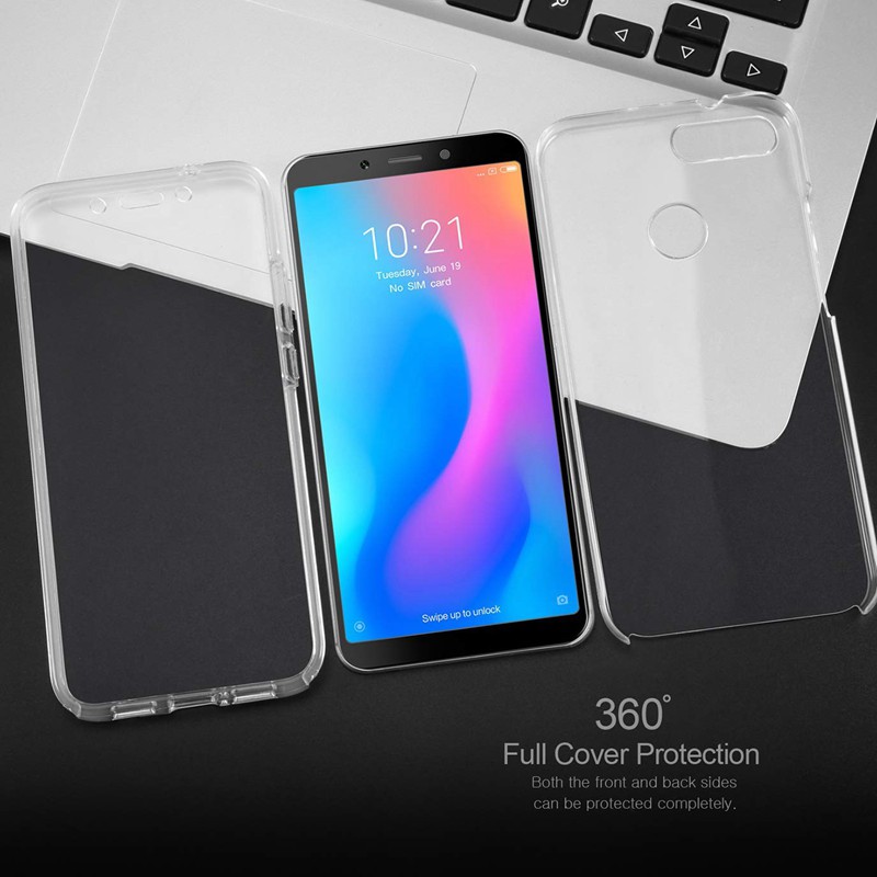 ốp điện thoại Silicone Trong Suốt 360 Độ Cho Xiaomi Mi Note 10 Lite 9t Pro A3 A2 A1 9 8 Se Lite Note10 Poco F2 Pro F1