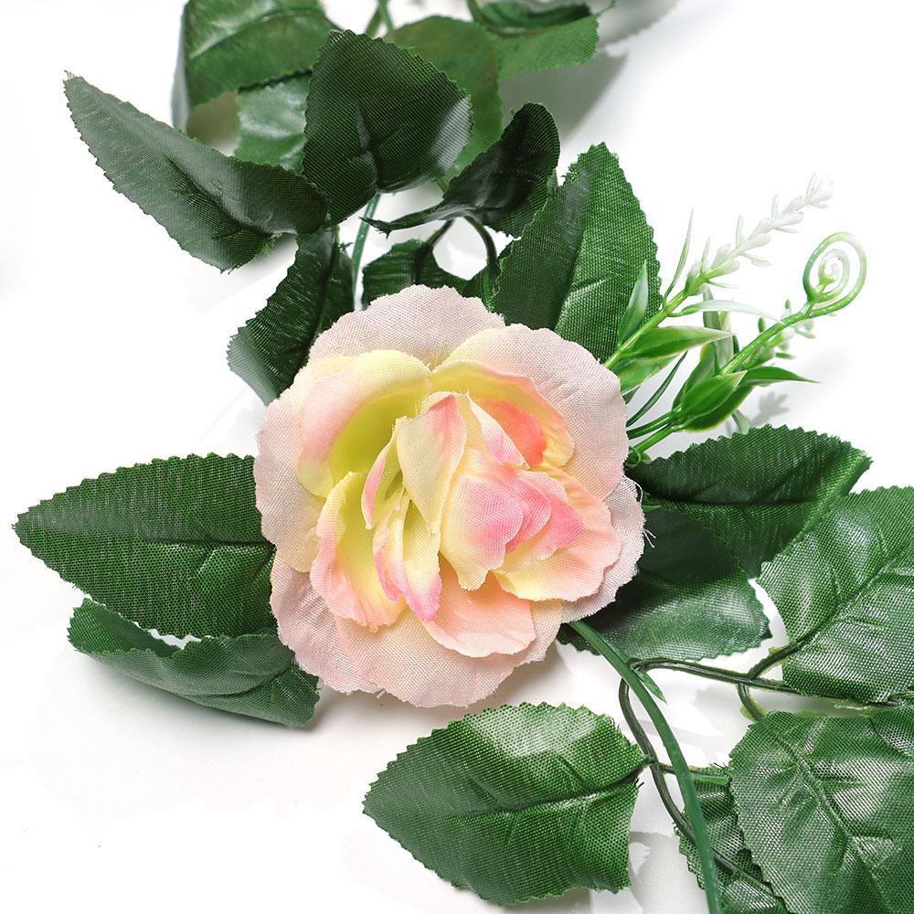 KUNHEV Dây Hoa Hồng Lụa Nhiều Màu Treo Trang Trí Tiệc Cưới / Sân Vườn