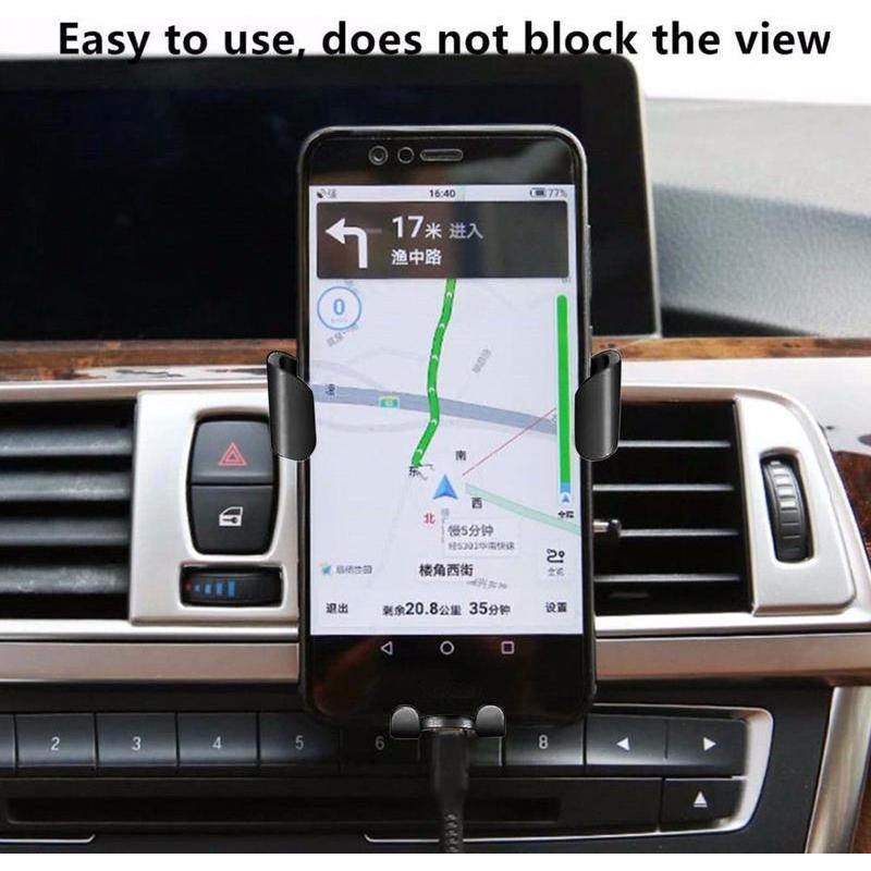 Giá đỡ điện thoại iphone có nam châm gắn khe điều hòa trên xe hơi