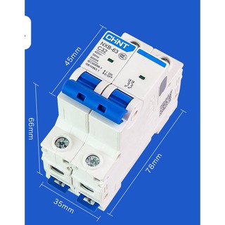 Aptomat 2P 32A Tự động bảo vệ thiết bị điện