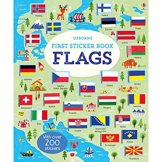 Sách First Sticker Book Flags - Nhãn dán sách đầu tiên