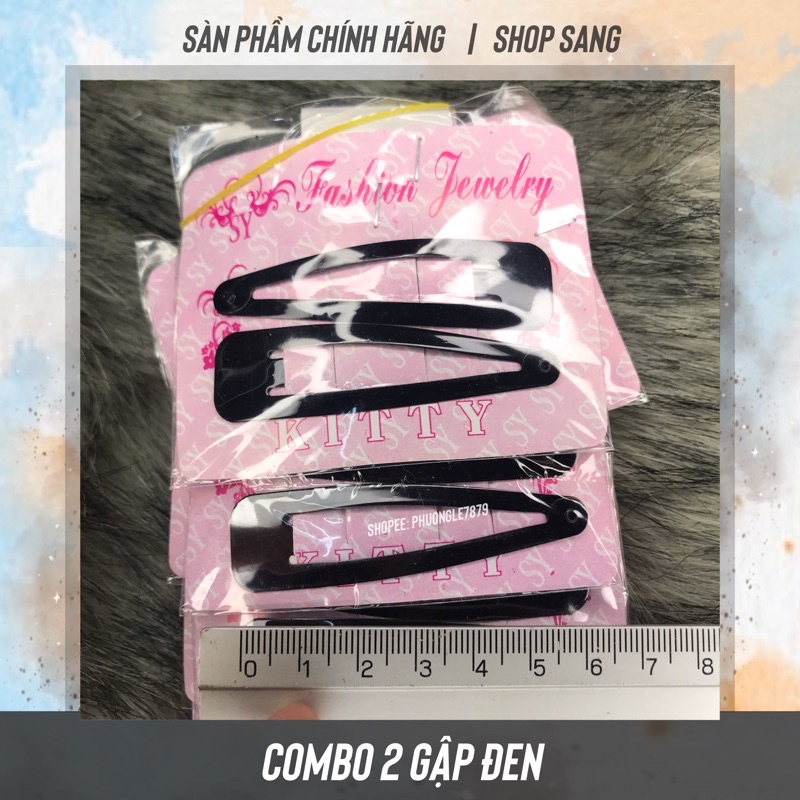 Combo 2 Cây Kẹp Tóc Mái Đen