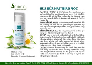 Sữa rửa mặt thảo mộc