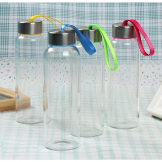 Bình nước thủy tinh trắng 500ml - giá rẻ