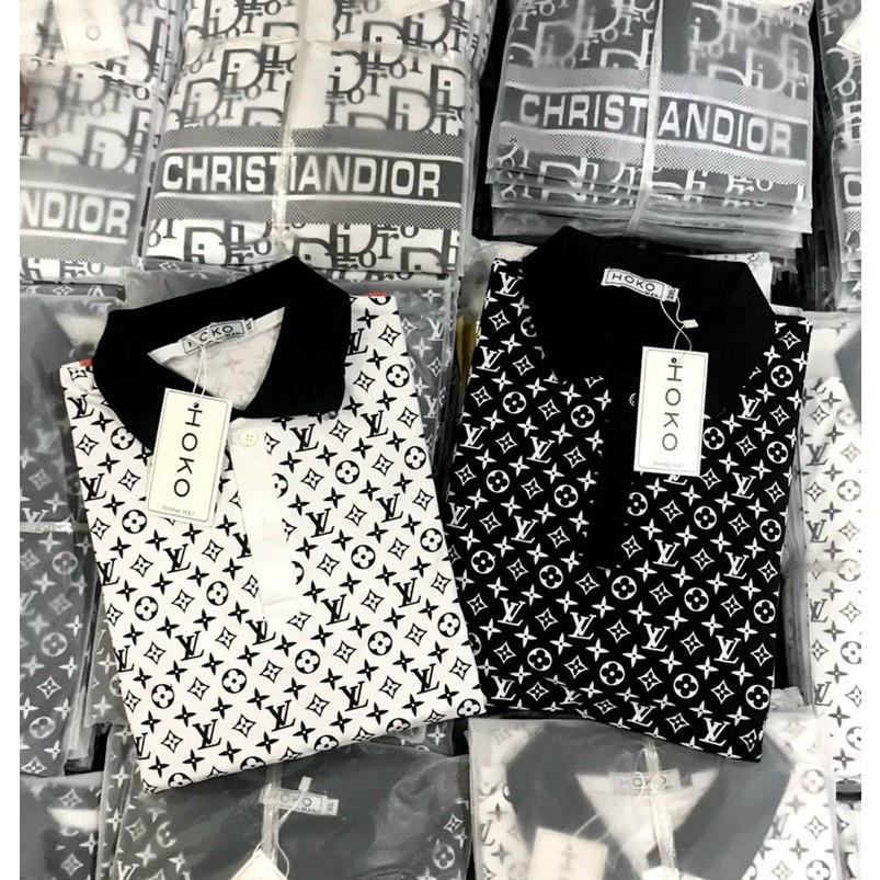 Áo thun nam tay ngắn polo có cổ cao cấp giá rẻ vải cotton co giãn 4 chiều mẫu mới nhất AHFASHION | BigBuy360 - bigbuy360.vn