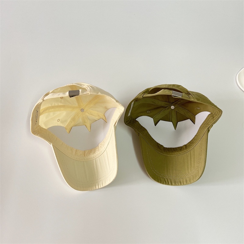 Mũ Lưỡi Trai Chống Nắng Nhanh Khô Màu Trơn In Chữ N Thiết Kế Đơn Giản Thời Trang Cho Bé