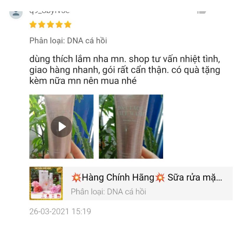 Sữa rửa mặt DNA Laco - Sạch sâu, giữ ẩm, sáng da, an toàn cho mọi loại da