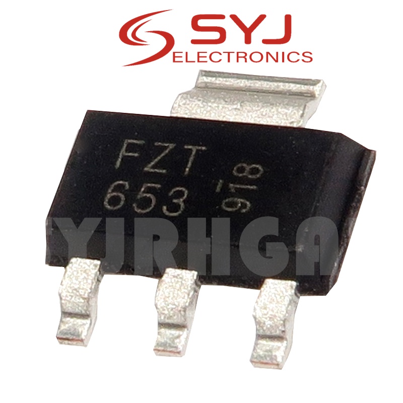 10 CÁI FZT605TA FZT651TA FZT653TA FZT751TA FZT968TA FZT605 FZT651 FZT653 FZT751 FZT968 SOT-223 Còn h