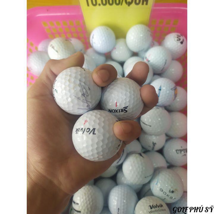 10 quả bóng golf đủ các thương hiệu chuẩn chất lượng