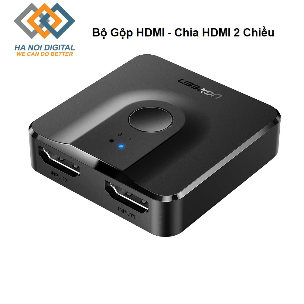 Bộ gộp HDMI 2 vào 1 chuẩn HDMI 2.0 Ugreen 50966