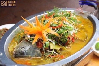 Khay cá chép om dưa