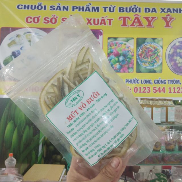 Combo 10 gói mứt vỏ bưởi