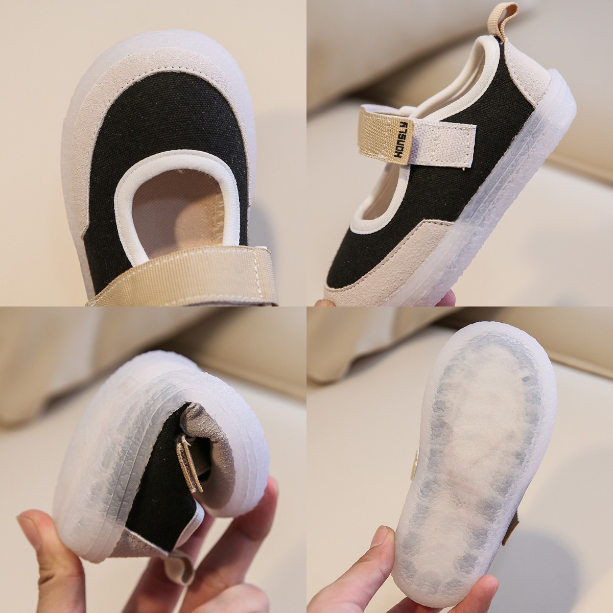 boys and girls canvas shoes 2020 autumn new Korean version of Xiuxie single shoes with sole Korean version of antique shoes flat white shoes doll shoes