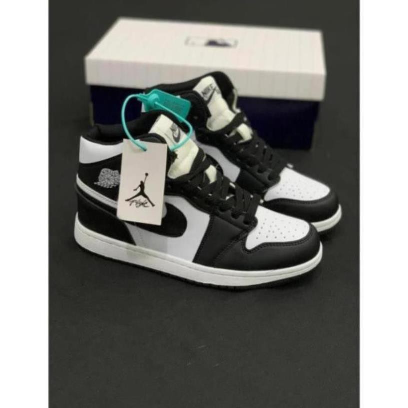 [Tặng Box/bill] Giày thể thao J0RDAN Đen trắng cao cổ | BigBuy360 - bigbuy360.vn