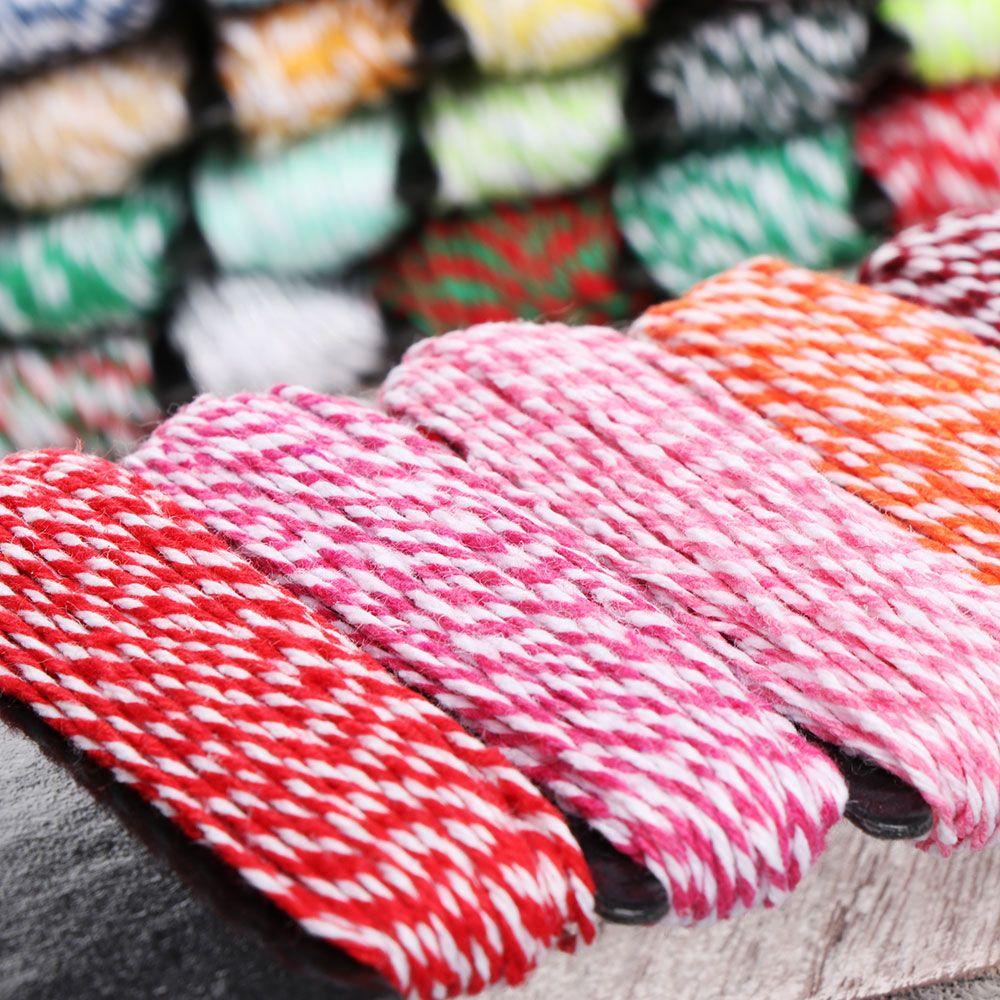 Cuộn Dây Cotton Mỏng 4 Lớp Dùng Cắt Giấy Trang Trí Tiệc Cưới / Sinh Nhật DIY Bent1