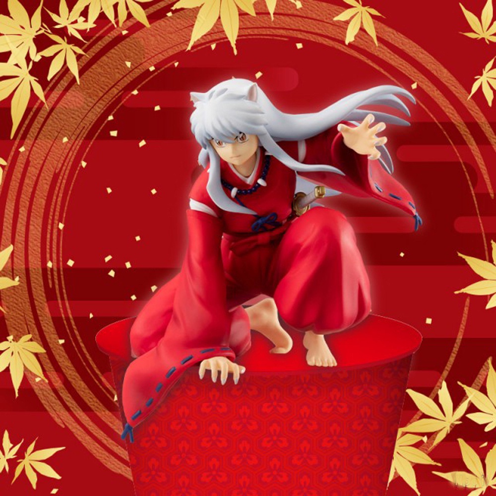 KORYES Classic Action Figure PVC Anime Figure Inuyasha High quality 9cm Collectible for Boys Model Toys Japanese Furyu