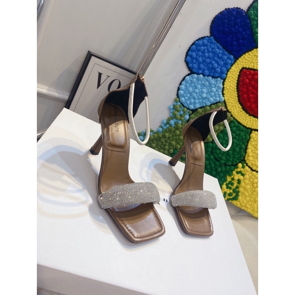 GIÀY Z A R A QUAI ĐÁ HẬU DÂY KÉO CAO 7 PHÂN VỀ ĐỦ MÀU