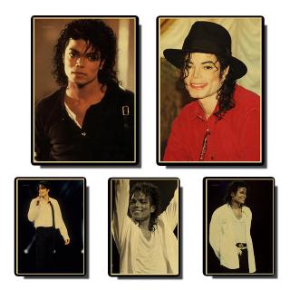 Tranh Treo Tường In Hình Michael Jackson Kiểu Cổ Điển Chất Lượng Cao Trang Trí Nội Thất