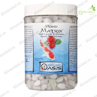 [Tem Sicavi] SEACHEM - Pond Matrix (Hộp 1 Lít) | Vật liệu lọc xử lý nước hồ cá Koi, hồ cá thủy sinh