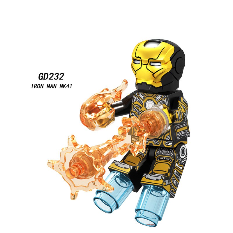 Tượng Nhân Vật Người Sắt Tony Stark Cho Đồ Chơi Mô Hình Lắp Ráp