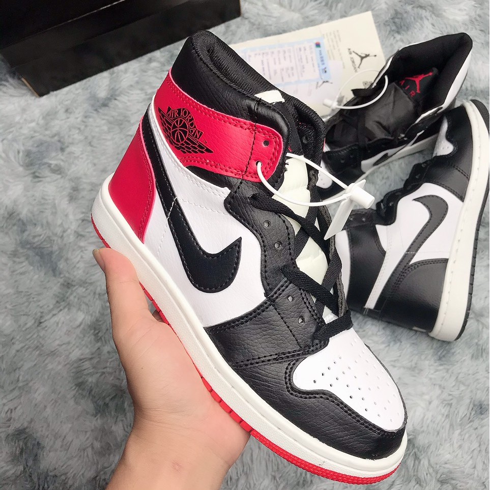 [Mã FAGREEN245 giảm tới 30K đơn 99K] [KÈM HỘP+BILL] Giày thể Thao JD1 cao cổ đen trắng, cổ cao đen đỏ Nam nữ | BigBuy360 - bigbuy360.vn